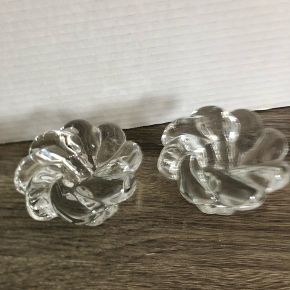 Vtg Heisey Glass Crystolite Candle Holders - Picture 10 of 12